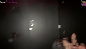 Taking my slut wife to gloryhole for big black cocks