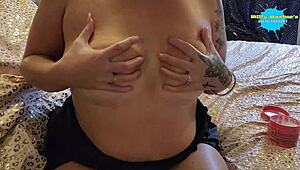 Watch me cream these huge milf tits for you right now