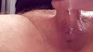 Dutch Babe Jerks Monster Cock to Explosive Cum