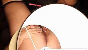 taylor vixen strips nude in hotel for solo pussy tease