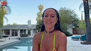 Texas Patti's so horny for Alfred's big dick, she rides cowgirl and moans while he pounds her wet milf pussy