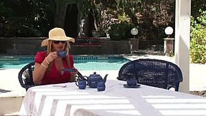 Adriana Luna and Samantha Bentley in Fishnets Finger and Eat Each Other's Gaping Pussies on Bed