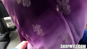 Indian milf Liv gets caught stealing, so officer Vegas strips and searches her thoroughly until they fuck right there at work