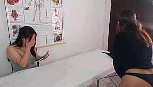 two lesbians walk into a male gyno exam and things get way too intimate