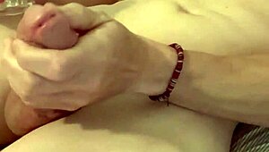 Watch Cum Drip from Monster Cock After Intense Homemade Handjob Session