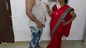 Painter Slams Indian XXX Housewife's Pussy While Home Empty!