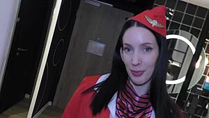 Air Hostess Jasmine Jayne Takes BBC