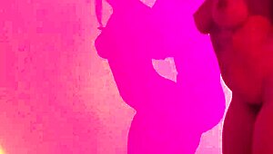 Ricky Johnson's Shadow Boxing Turns into Curvy Creampie Fuck