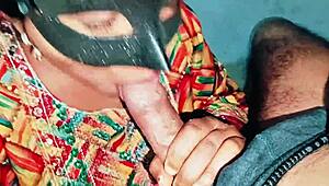 Indian bhabhi gulps down cum after gagging on deepthroat face fuck in homemade compilation