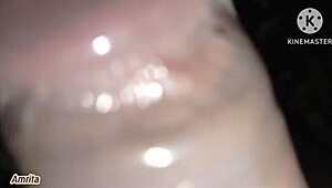 Step sister sneaks into step brother's bed for anal. They fuck hard in bathroom too