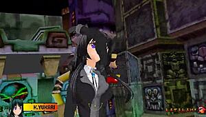 im yukari katsubari stripping bossfight ripping stockings off hot