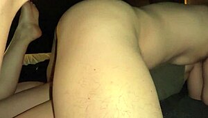 Latina couple delivers intense amateur anal assfucking with dildo toys