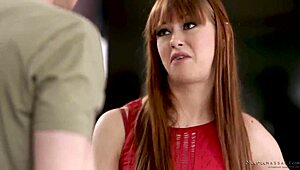 Alexa Nova Rides Oiled Cock in Shower After Sloppy Blowjob Massage