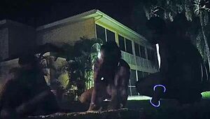 omg swingers at the resort go wild outdoors with big black cock group fun jaylainc 🔥🍆