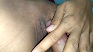 creampie floods tight shaved pussy of wet amateur friend in close up