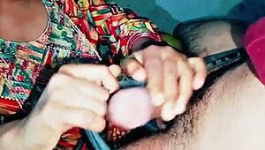 Indian bhabhi gulps down cum after gagging on deepthroat face fuck in homemade compilation