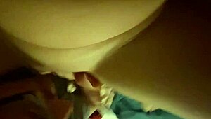 he dominates the submissive blonde amateur fingering her wet pussy before slamming deep