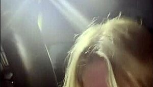tik tok babe sucks cock whole car ride spitting on it for wet blowjob