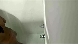 ana miller and ktal splash around in steamy two-person bath fun