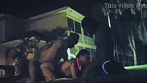 omg swingers at the resort go wild outdoors with big black cock group fun jaylainc 🔥🍆