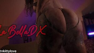 hey check out la bella diabla getting ripped clothes and monster cock in quickie 3some