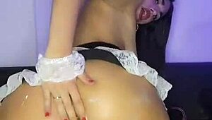 i'm masturbating my ass like a total whore on client video call