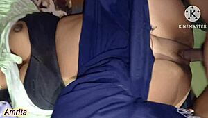 Step sister sneaks into step brother's bed for anal. They fuck hard in bathroom too