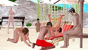 ever wonder how hairy milf's big pussy milks monster cock underwater in public cowgirl frenzy?