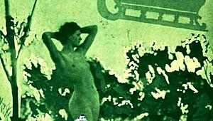 vintage erotic christmas fills antique room with retro passion and desire