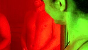 mature milf housewife in stockings satisfies young cock outdoors with her natural tits and pussy