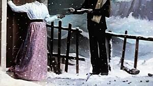 vintage erotic christmas fills antique room with retro passion and desire