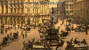 vintage erotic christmas fills antique room with retro passion and desire