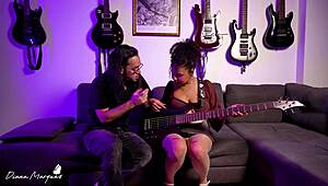 Naughty Teacher Session Captures Big Black Cock Doggystyle Cowgirl and Cum Covered Tits!