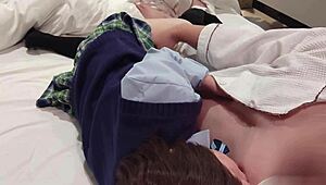 what if this halloween maid in fishnets rides your cock creampie style till she squirts?