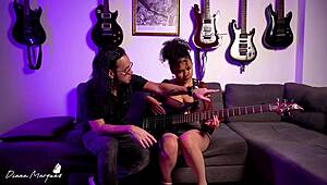 Naughty Teacher Session Captures Big Black Cock Doggystyle Cowgirl and Cum Covered Tits!