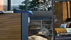 secret retro trans crossdresser bares feet in homemade blue film