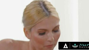 nuru babe with huge tits gives sloppy deepthroat cumshot in steamy milf compilation