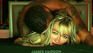 hey babe that hotwife blonde showed up ready for my bbc breeding session interracial style