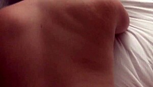 horny amateur wife spreads wide for that thick cock in homemade pounding, she's loving every inch deep