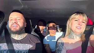ever seen passengers turn uber ride into public car blowjob orgy with moans?
