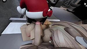 why stop dancing when two big tit sluts crave group fucking post-club?
