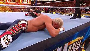 roman reigns clashes with cody rhodes over undisputed wwe universal title at wrestlemania 39