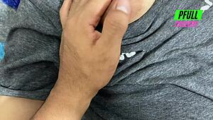 peruvian latina screams juicy pussy moans in homemade skirt fuck