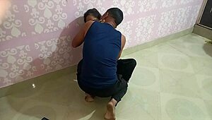 desi bhabhi's juicy pussy pounded by devar's monster cock homemade rough kissing cum 😘🍆💦