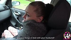 Bomb-ass brunette milf's huge cheeks wrecked by monster cock hardcore outdoors in lingerie