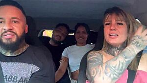 ever seen passengers turn uber ride into public car blowjob orgy with moans?