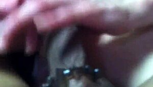 My wife drops to knees for my homemade blowjob delight