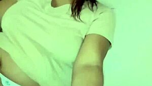 my bearded neighbor sneaks in and bends me over for deep creampie in my pregnant pussy