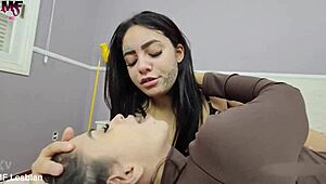 sweet sin brazilian brunette latina lesbians kiss curvy big asses and natural tits passionately