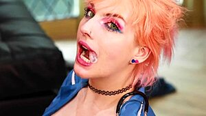 watch this shy british blonde 18yo student squirm as older guy licks her fresh natural pussy to shaking orgasm